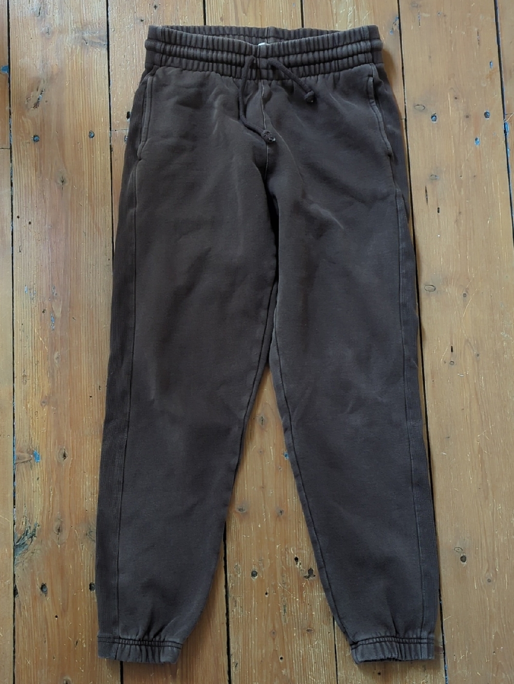 243-TNA Women's Dark Brown Jogger Sweatpants - Drawstring Waist